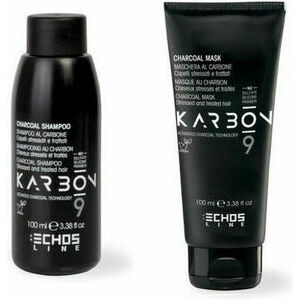 () Echosline KARBON 9 DETOX Подарочный комплект 23499+23812 (ШАМПУНЬ, 100ml + МАСКА, 100ml)